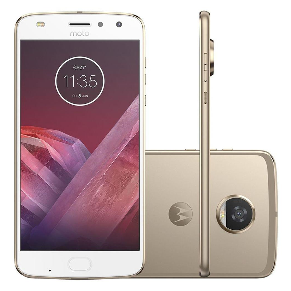 Motorola Moto Z2 Play 64GB Ouro Muito Bom Usado